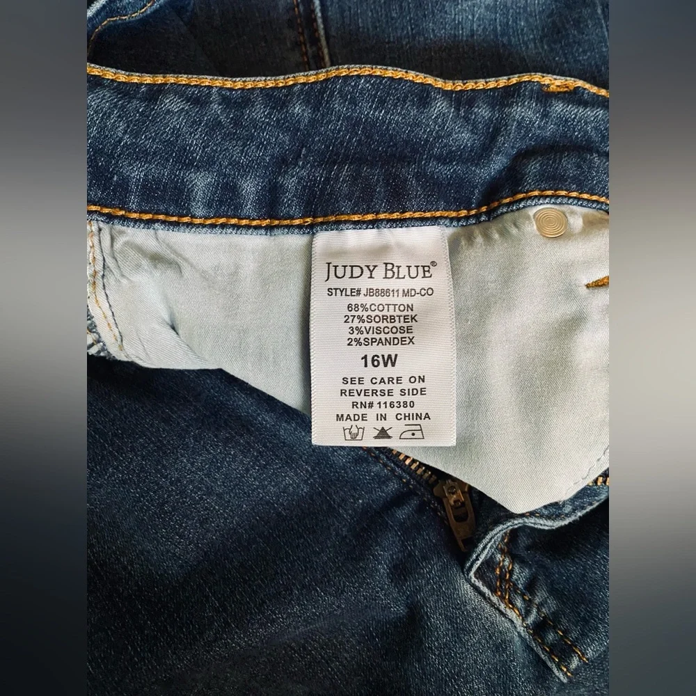 Judy Blue High Waisted Flared Denim Jeans - Picture 10 of 16